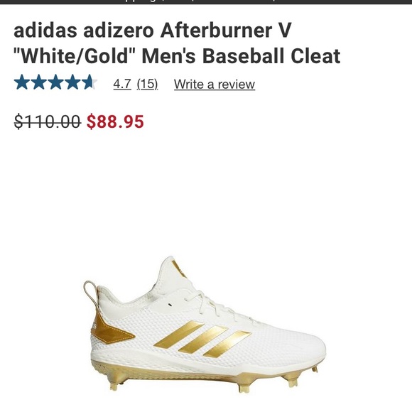 Adidas baseball cleats (Metal) - Picture 6 of 6